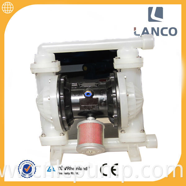 Lanco brand QBY air operated double Pneumatic water pump shurflo diaphram pump